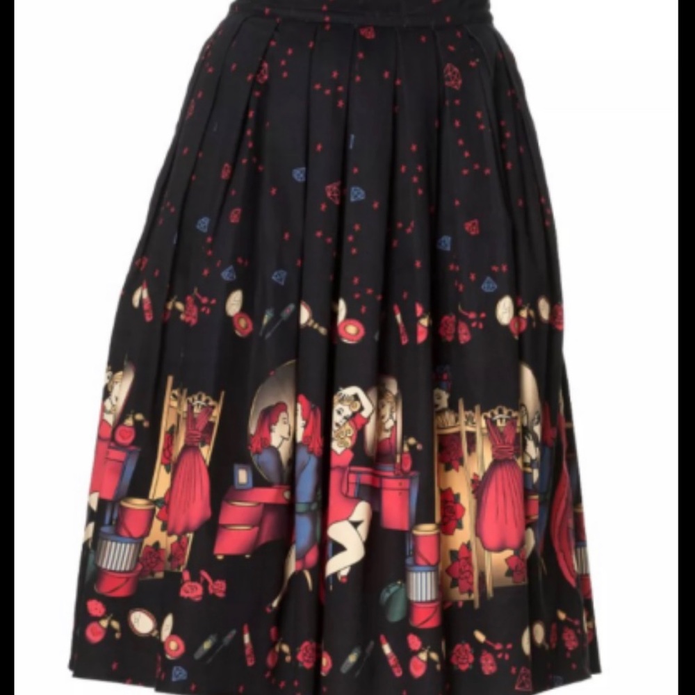 2xl Dancing days swing skirt